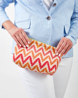 ANNIE SUMMER CHEVRON POUCH